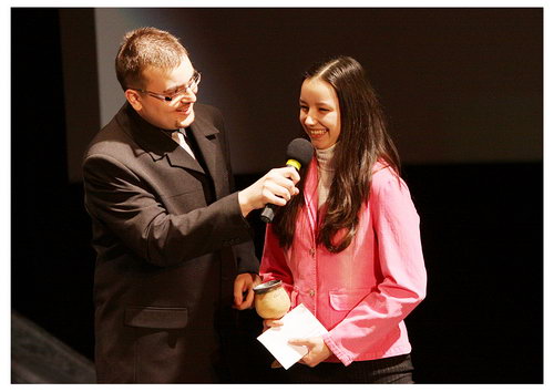2010-03-09 Osobnost města Bohumína s Monikou Absolonovou - zvětšit