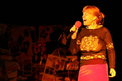 2007-09-17 Lenka Kořínková a zahájení Filmového klubu na téma ženy - zvětšit