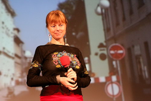 2007-09-17 Lenka Kořínková a zahájení Filmového klubu na téma ženy - zvětšit