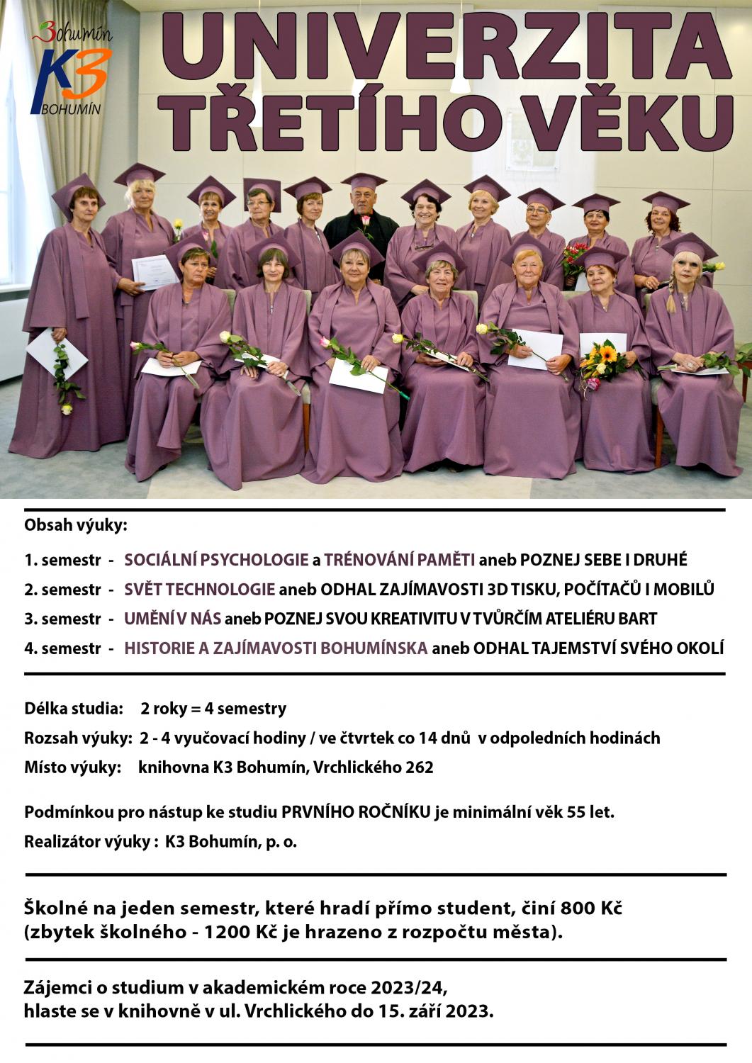 UNIVERZITA TŘETÍHO VĚKU 2023/2024