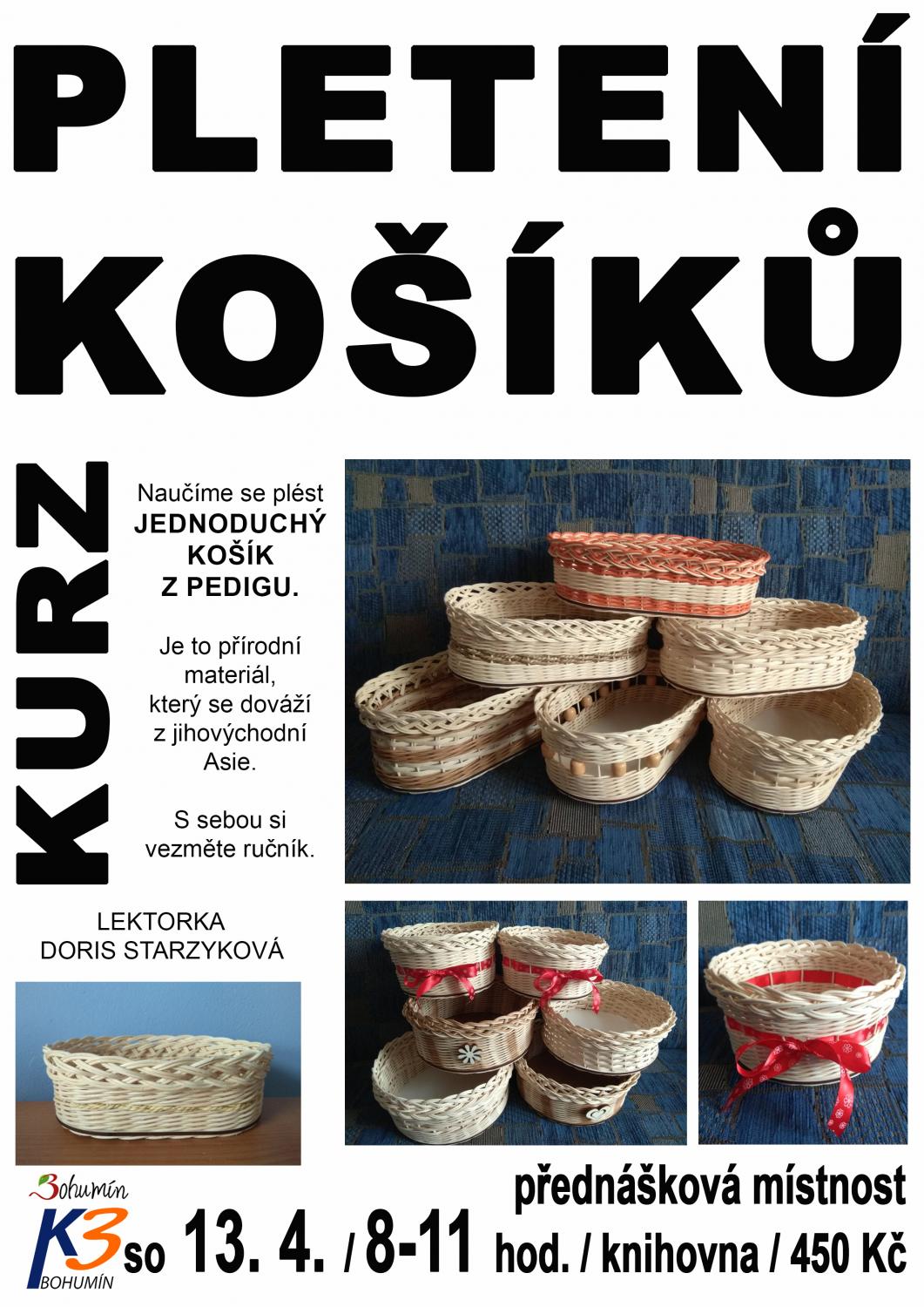 Kurz pletení košíků