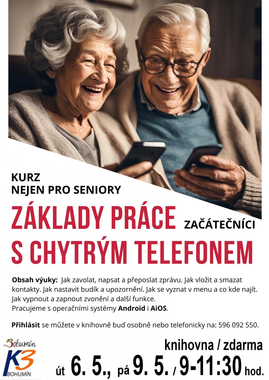 Práce s chytrým telefonem - začátečníci