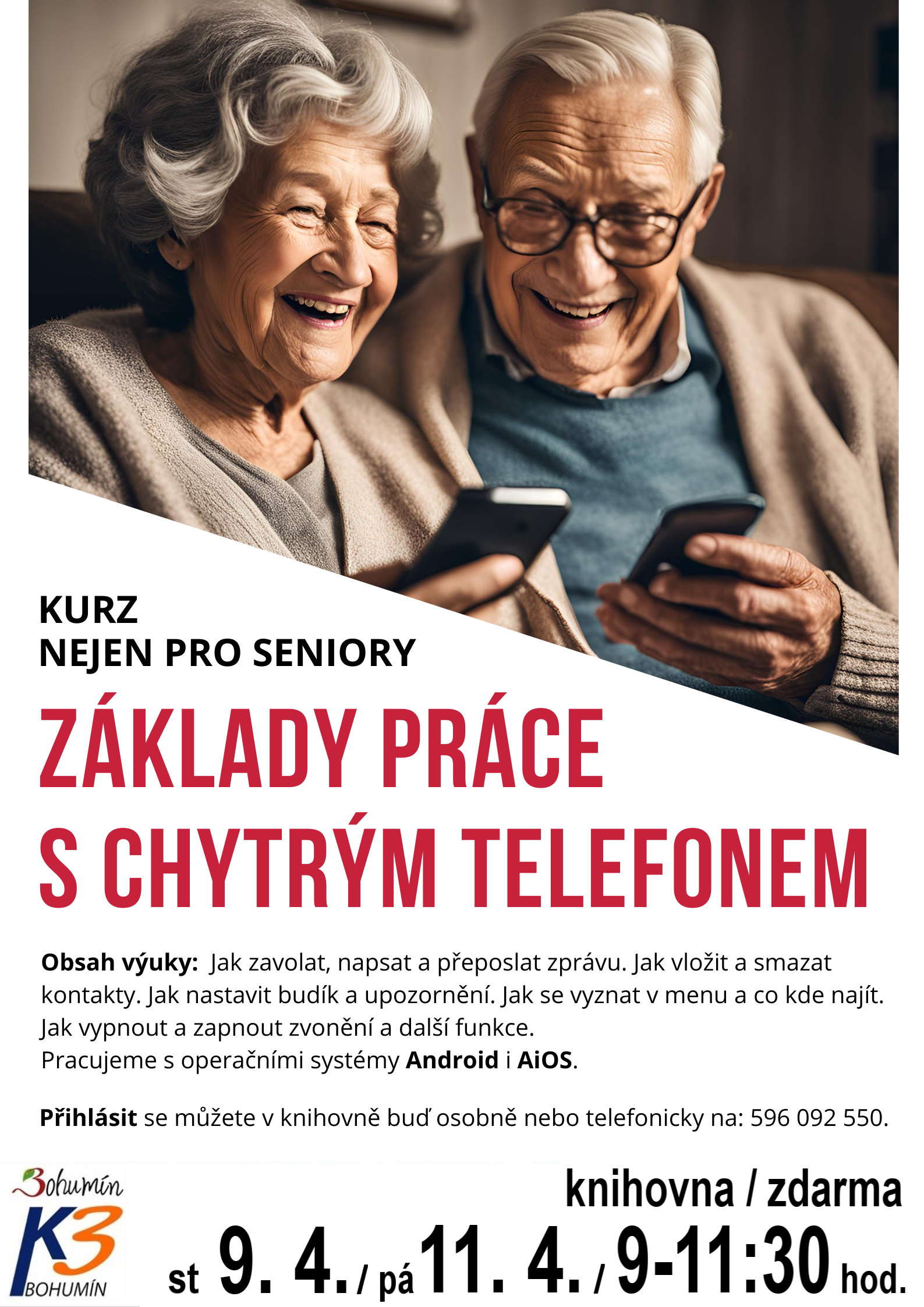 Práce s chytrým telefonem